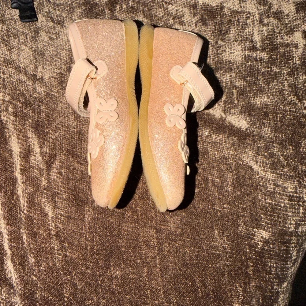 Rachel Shoes Pink Glitter Dress Shoes
